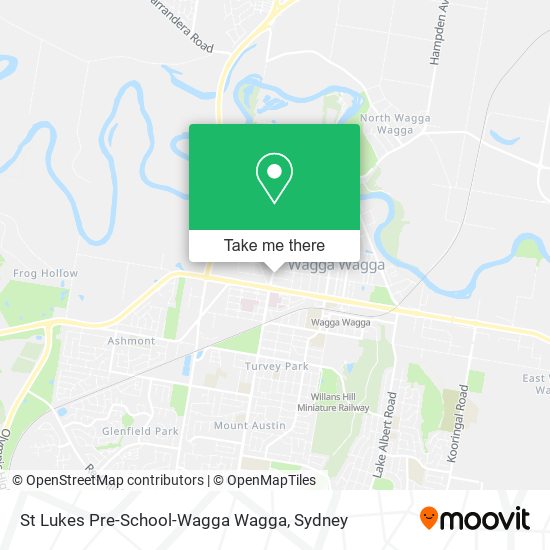 St Lukes Pre-School-Wagga Wagga map