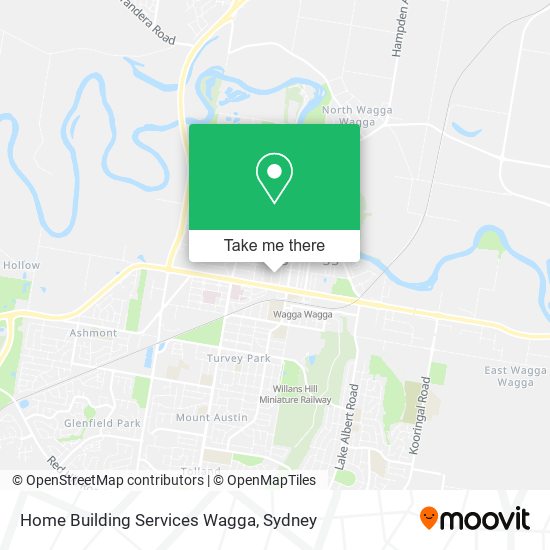 Home Building Services Wagga map