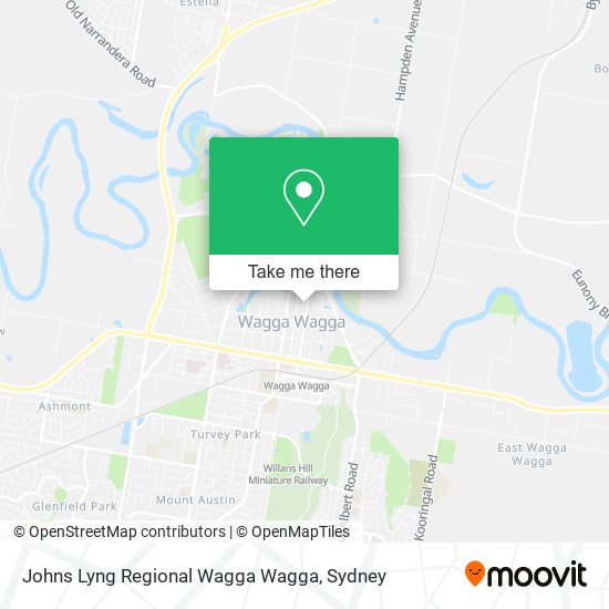 Johns Lyng Regional Wagga Wagga map