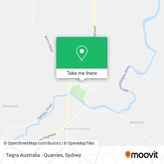 Tegra Australia - Quarries map