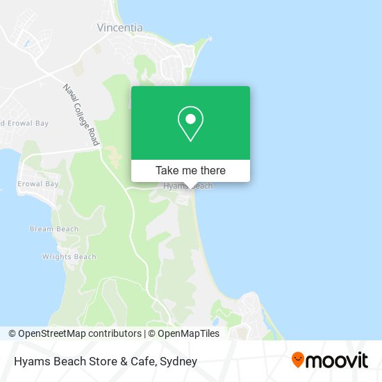 Hyams Beach Store & Cafe map