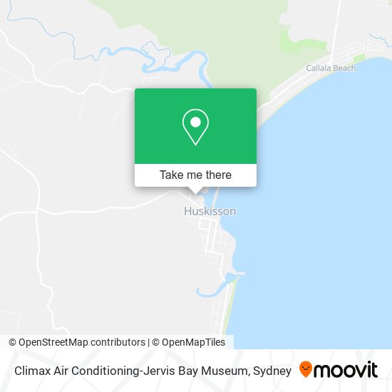 Mapa Climax Air Conditioning-Jervis Bay Museum