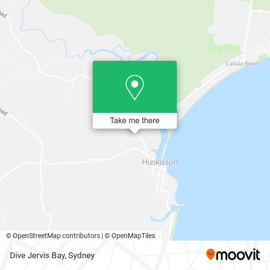 Dive Jervis Bay map