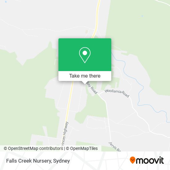 Falls Creek Nursery map