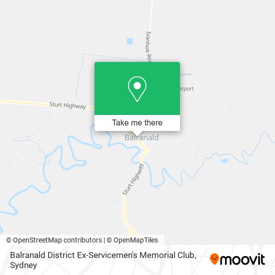 Balranald District Ex-Servicemen's Memorial Club map
