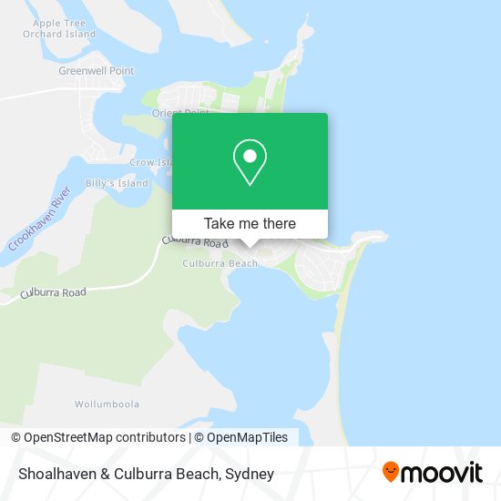 Shoalhaven & Culburra Beach map