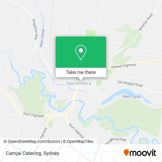 Camjai Catering map