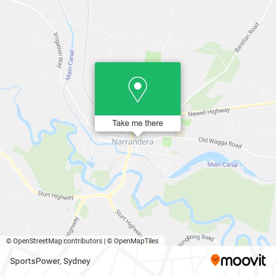 SportsPower map