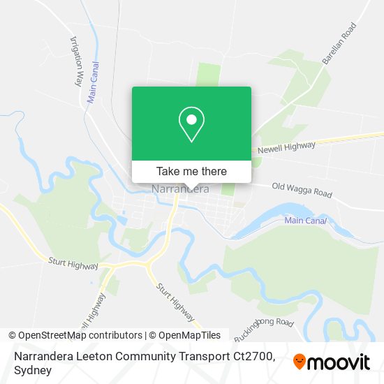 Narrandera Leeton Community Transport Ct2700 map