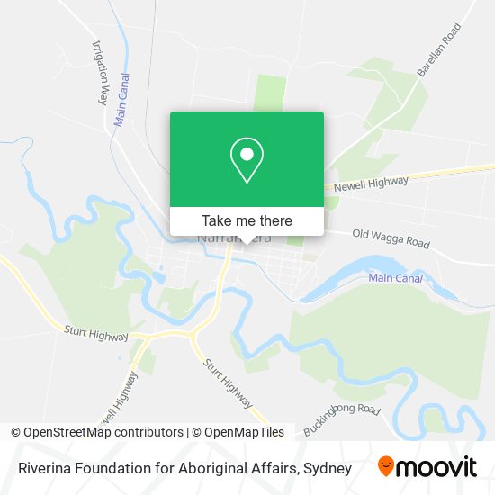 Mapa Riverina Foundation for Aboriginal Affairs