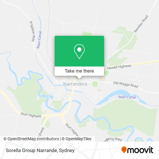 Sorella Group Narrande map