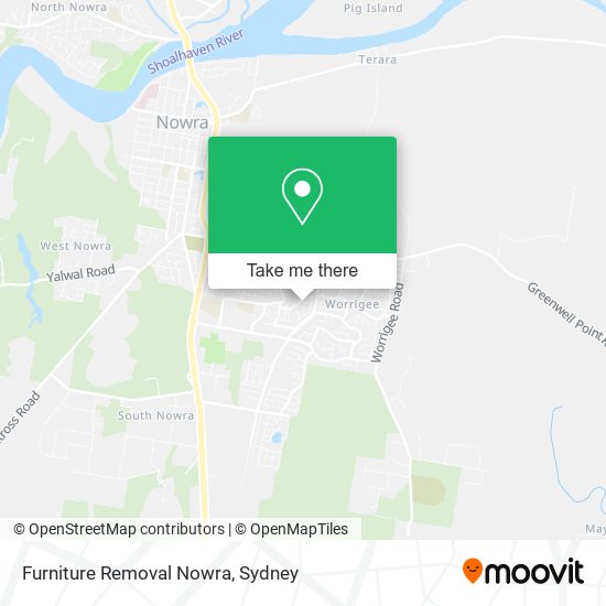 Furniture Removal Nowra map