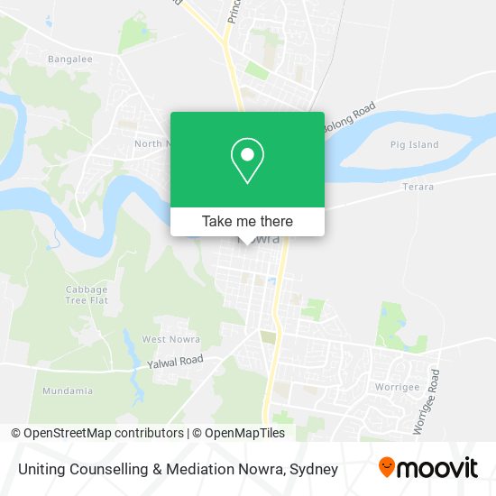 Mapa Uniting Counselling & Mediation Nowra