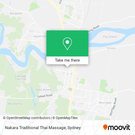 Nakara Traditional Thai Massage map