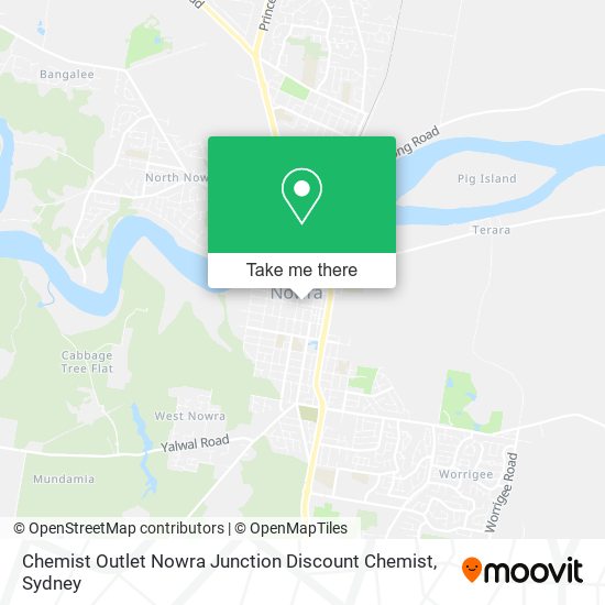 Chemist Outlet Nowra Junction Discount Chemist map