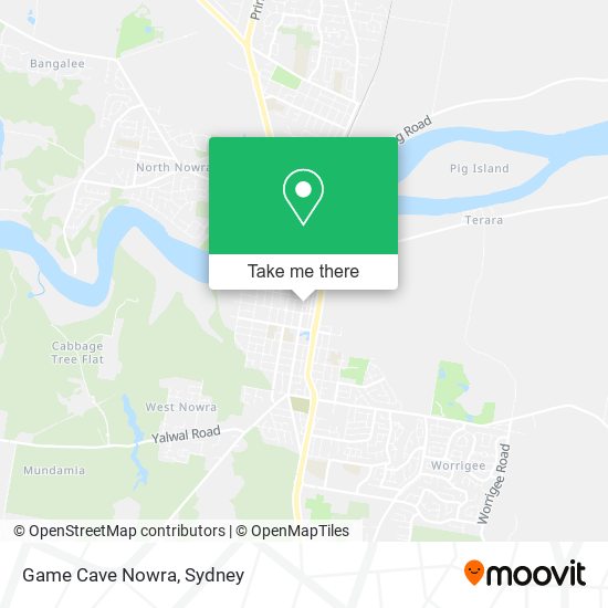 Game Cave Nowra map
