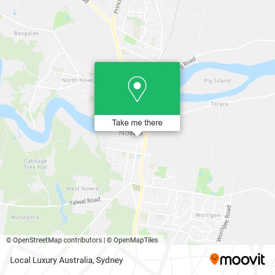 Local Luxury Australia map