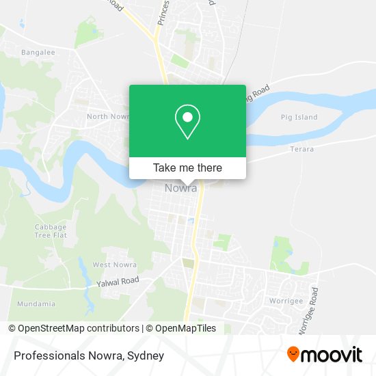 Professionals Nowra map