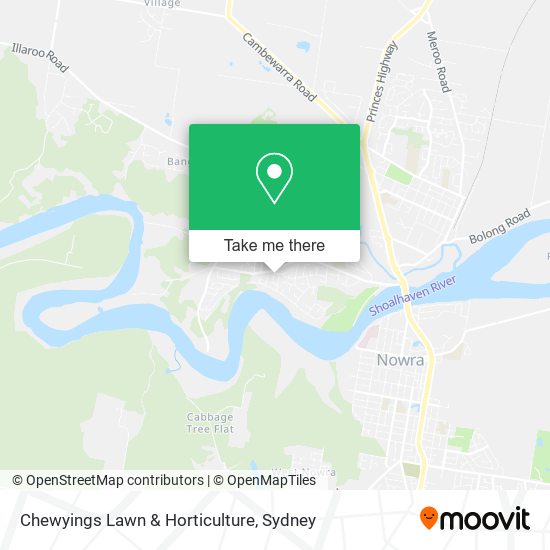 Chewyings Lawn & Horticulture map