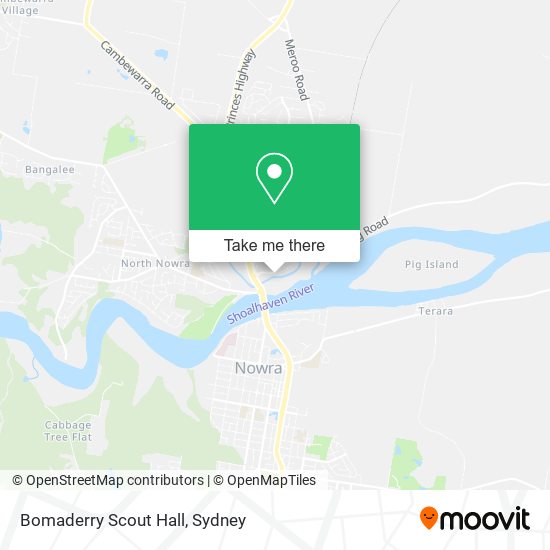 Mapa Bomaderry Scout Hall