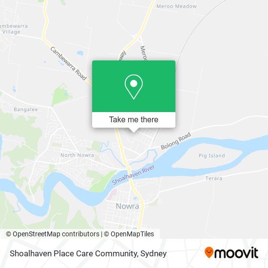 Shoalhaven Place Care Community map