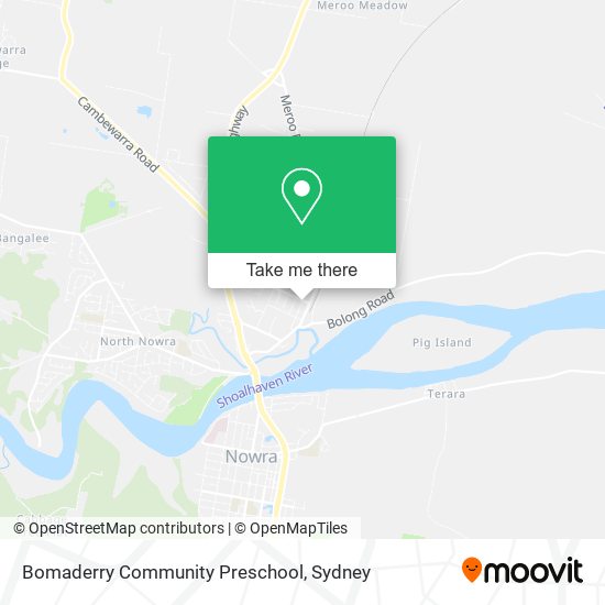 Mapa Bomaderry Community Preschool