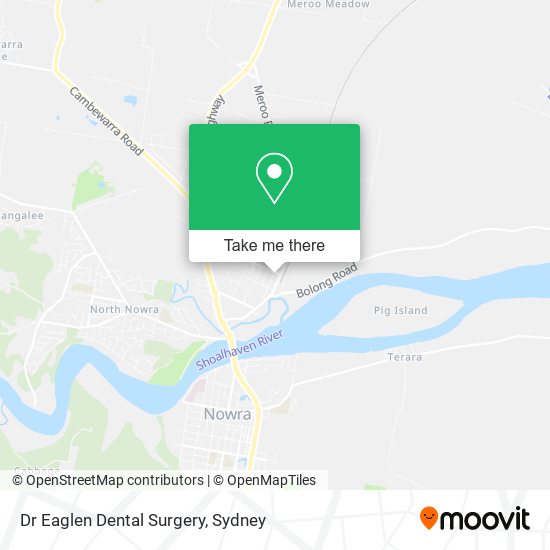 Mapa Dr Eaglen Dental Surgery