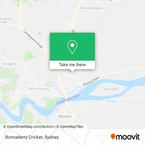 Mapa Bomaderry Cricket