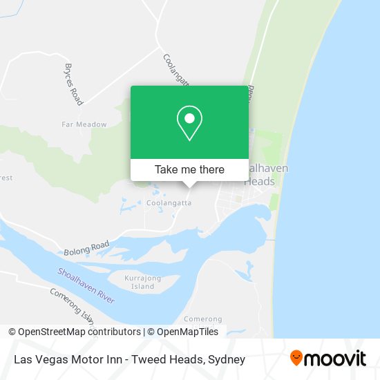 Mapa Las Vegas Motor Inn - Tweed Heads