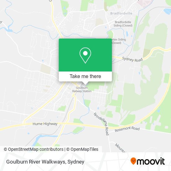 Goulburn River Walkways map