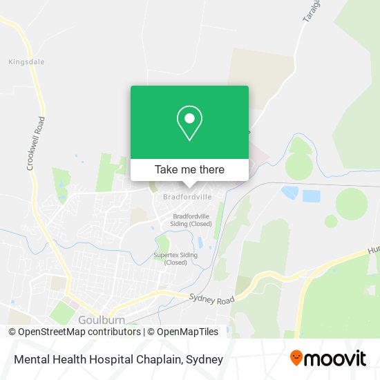 Mental Health Hospital Chaplain map