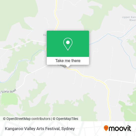 Kangaroo Valley Arts Festival map