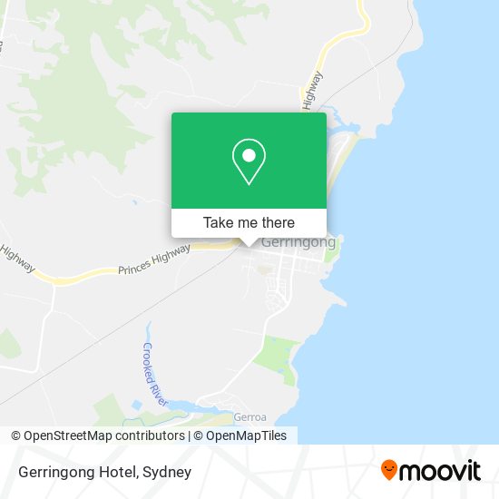 Gerringong Hotel map