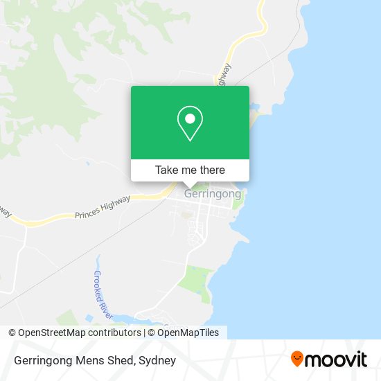 Mapa Gerringong Mens Shed