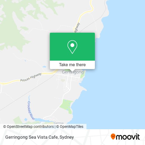Gerringong Sea Vista Cafe map