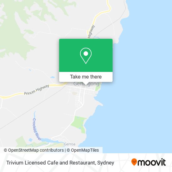 Trivium Licensed Cafe and Restaurant map