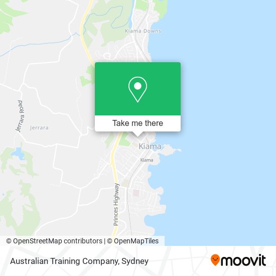 Mapa Australian Training Company