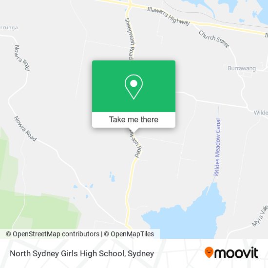 North Sydney Girls High School map