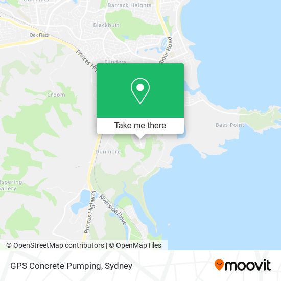 GPS Concrete Pumping map