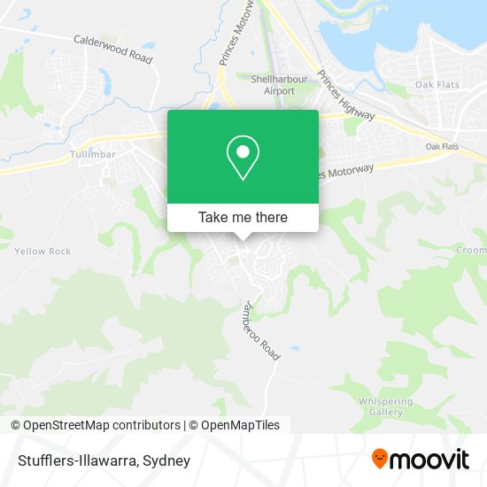 Stufflers-Illawarra map