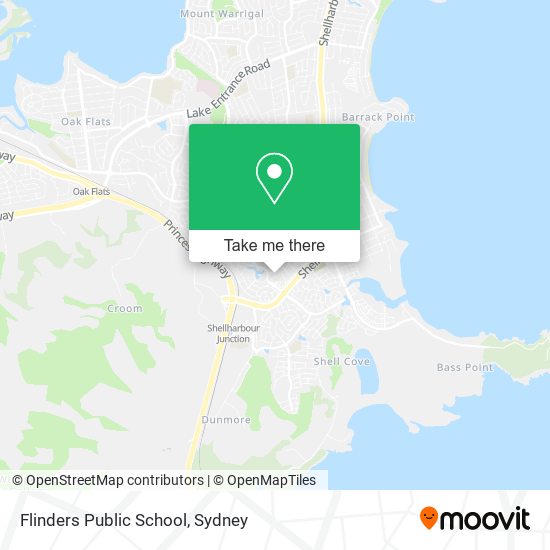 Flinders Public School map