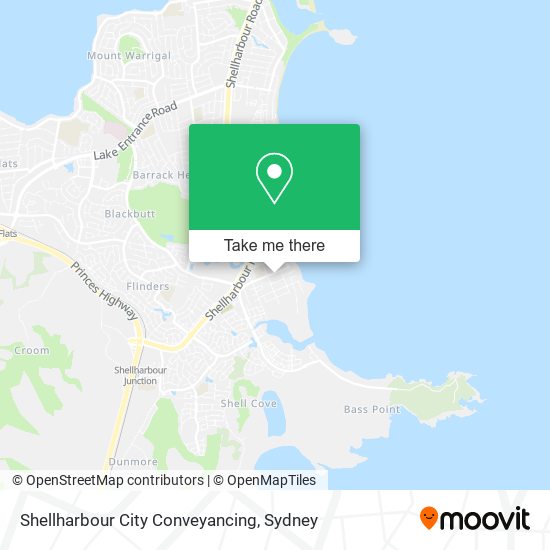 Mapa Shellharbour City Conveyancing