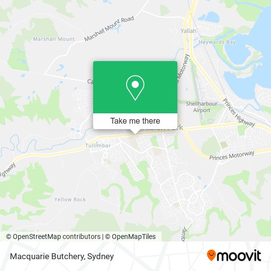Macquarie Butchery map