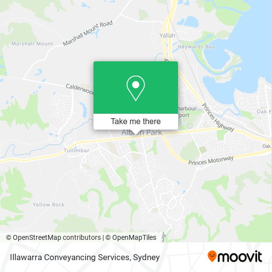 Illawarra Conveyancing Services map