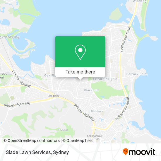 Mapa Slade Lawn Services