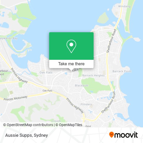 Aussie Supps map
