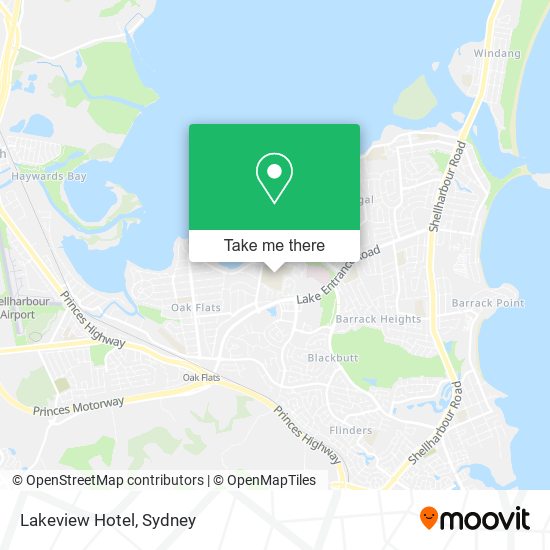 Lakeview Hotel map