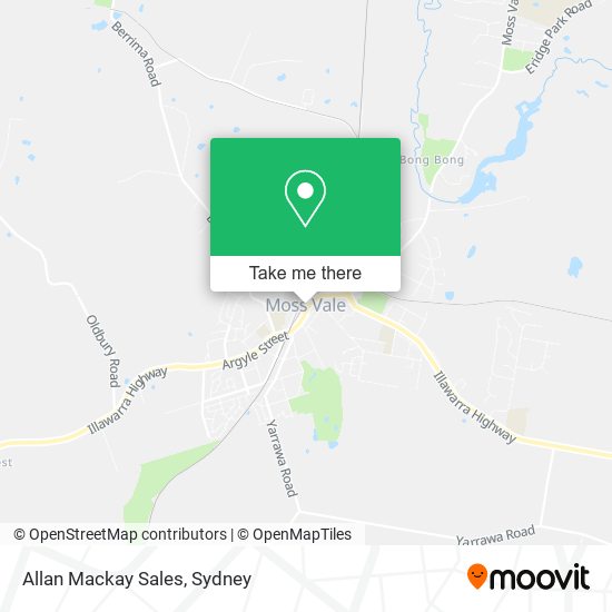 Allan Mackay Sales map