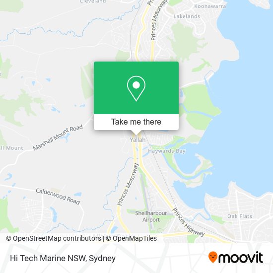 Hi Tech Marine NSW map