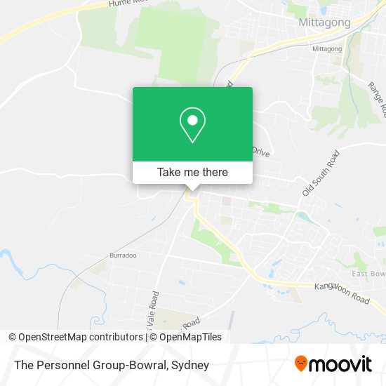 The Personnel Group-Bowral map